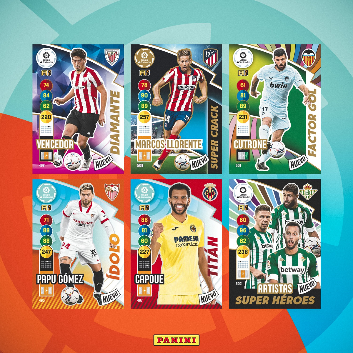 PANINI ADRENALYN XL LIGA 2020-21 ANNONCE CARTES UPDATE MARS 2021