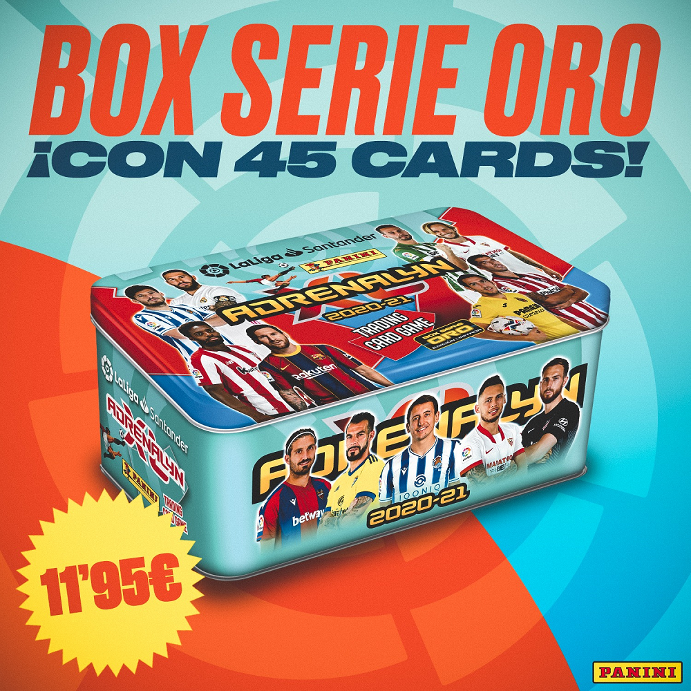 PANINI ADRENALYN XL LIGA 2020-21 ANNONCE GRANDE BOITE METAL SERIE OR