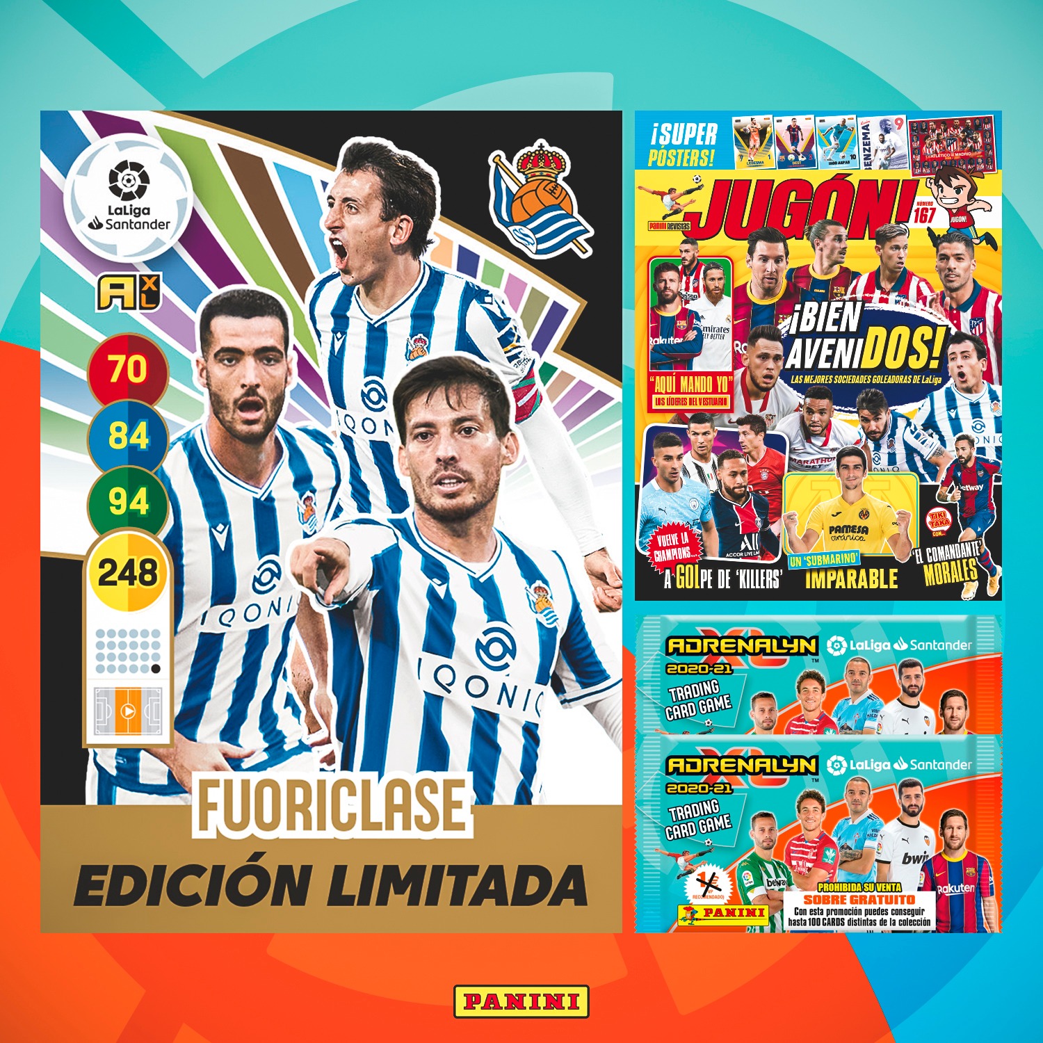 PANINI ADRENALYN XL LIGA 2020-21 ANNONCE MAGAZINE JUGON 167