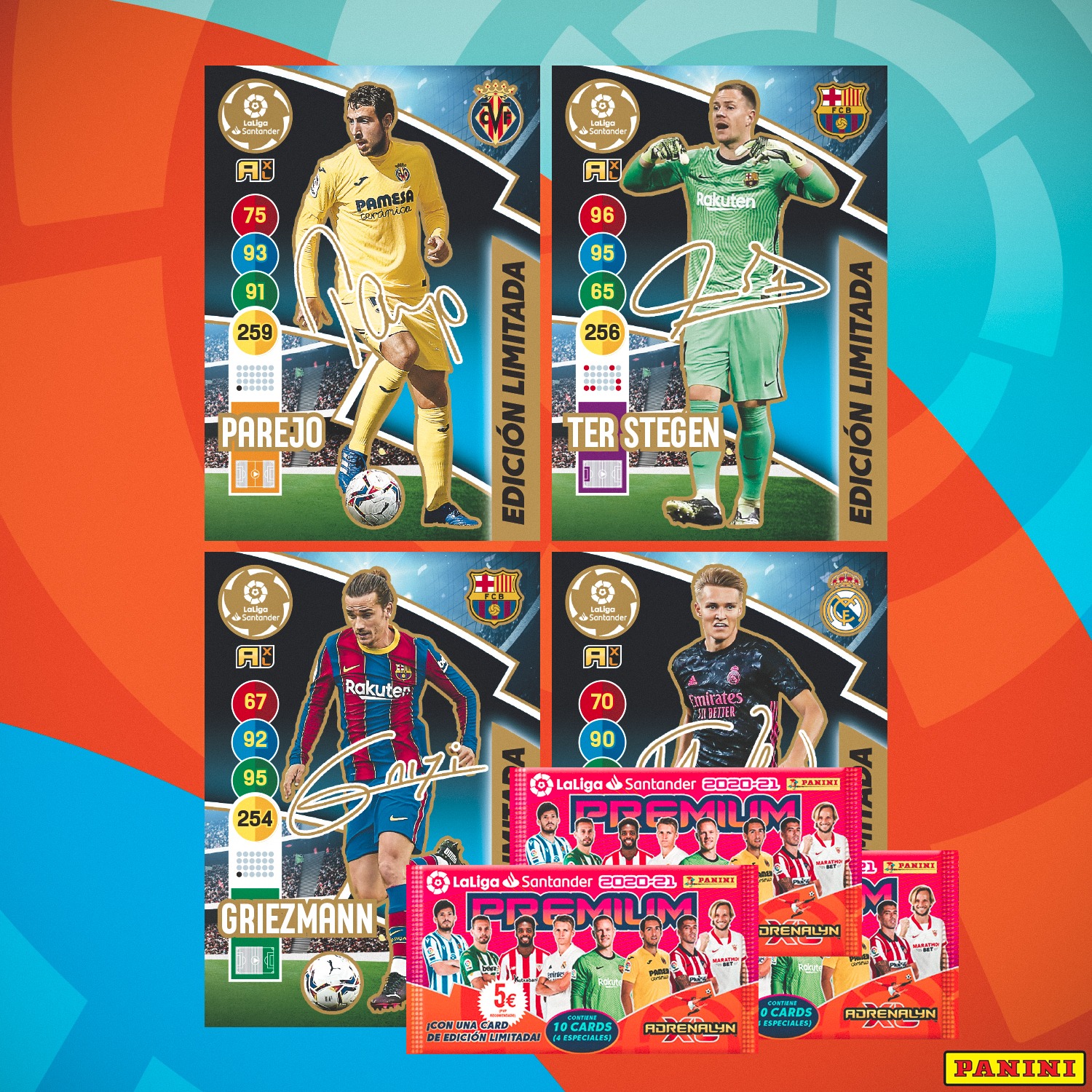 PANINI ADRENALYN XL LIGA 2020-21 ANNONCE POCHETTE PREMIUM