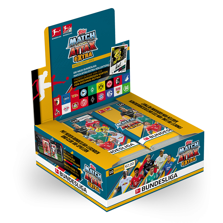 TOPPS MATCH ATTAX EXTRA BUNDESLIGA 2020-21 BOITE DE 20 POCHETTES