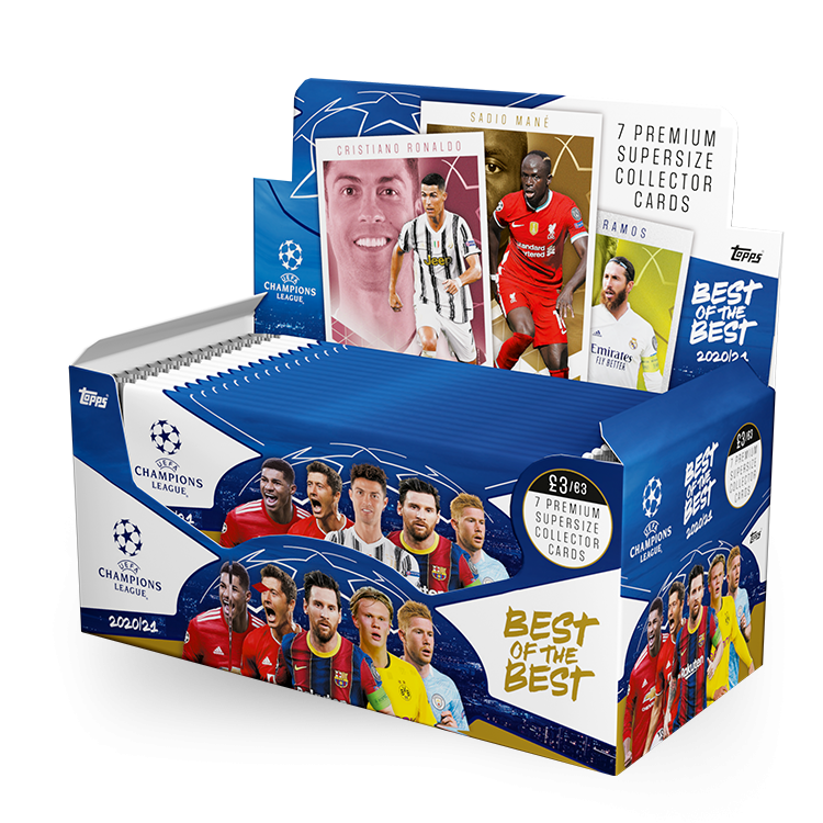 TOPPS UEFA CHAMPIONS LEAGUE BEST OF THE BEST 2020-21 BOITE DE 24 POCHETTES