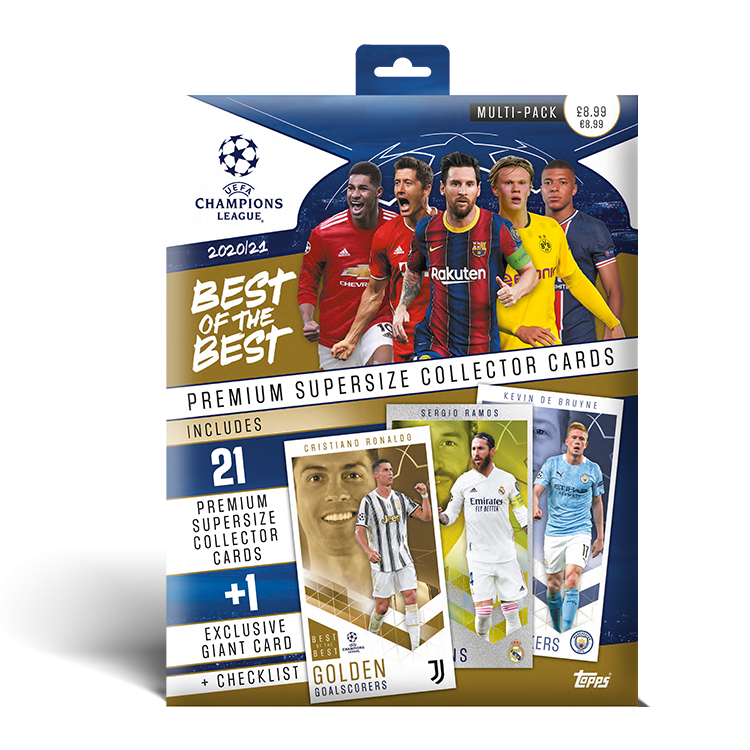 TOPPS UEFA CHAMPIONS LEAGUE BEST OF THE BEST 2020-21 MULTI-PACK