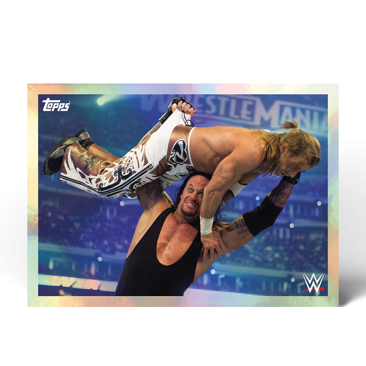 TOPPS WWE WRESTLEMANIA STICKERS 2021 EXEMPLE STICKER ACTION 02