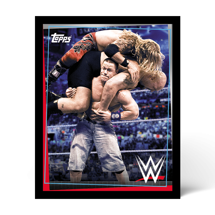 TOPPS WWE WRESTLEMANIA STICKERS 2021 EXEMPLE STICKER ACTION 03