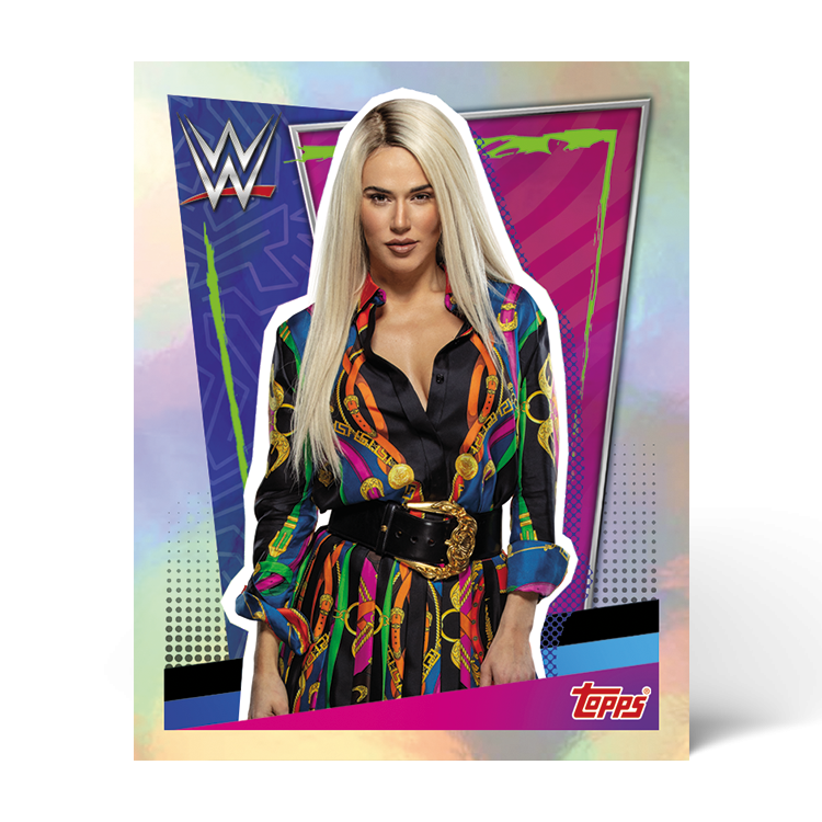 TOPPS WWE WRESTLEMANIA STICKERS 2021 EXEMPLE STICKER METAL 03