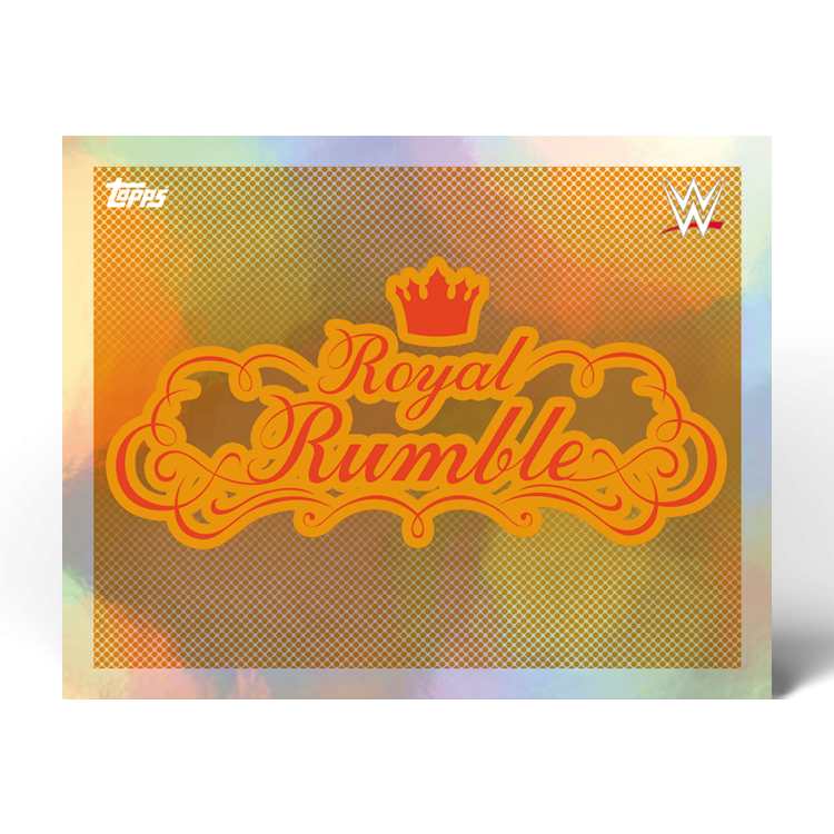 TOPPS WWE WRESTLEMANIA STICKERS 2021 EXEMPLE STICKER ROYAL RUMBLE
