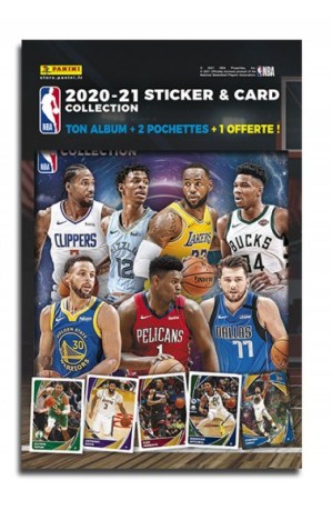 PANINI BASKET NBA STICKER AND CARD 2020-21 STARTER PACK DE DEMARRAGE