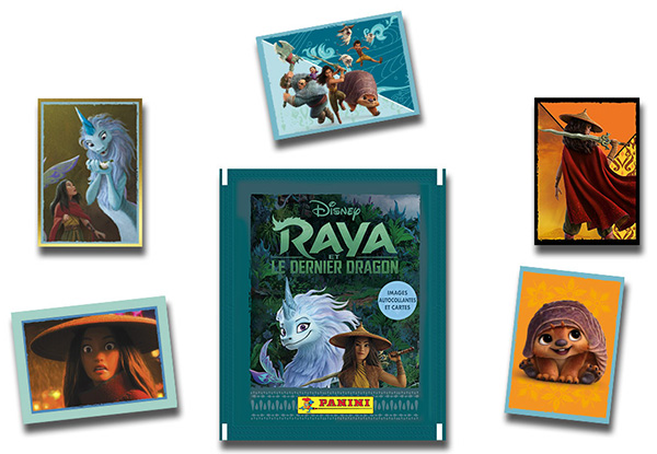 PANINI DISNET RAYA ET LE DERNIER DRAGON VISUEL GENERAL