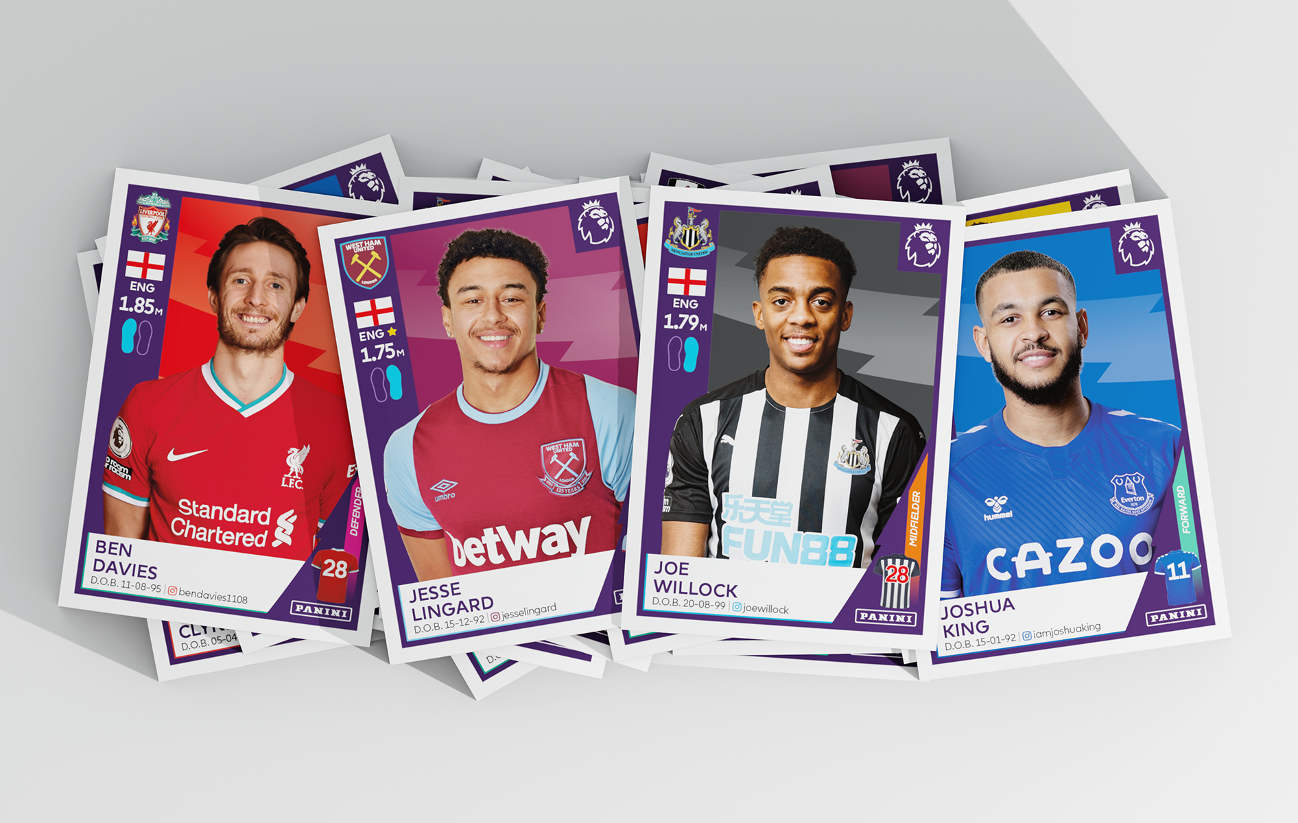 PANINI PREMIER LEAGUE STICKERS 2021 MISE A JOUR MARS UPDATE SET