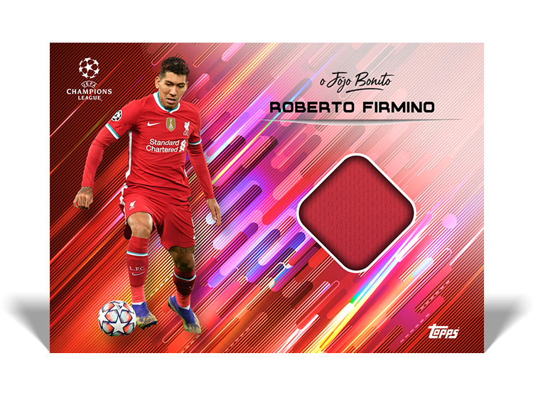TOPPS DESIGNED BY ROBERTO FIRMINO CARTE RELIC FIRMINO