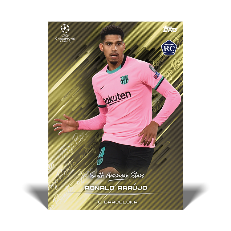 TOPPS DESIGNED BY ROBERTO FIRMINO CARTE SOUTH AMERICAN STARS ARAUJO