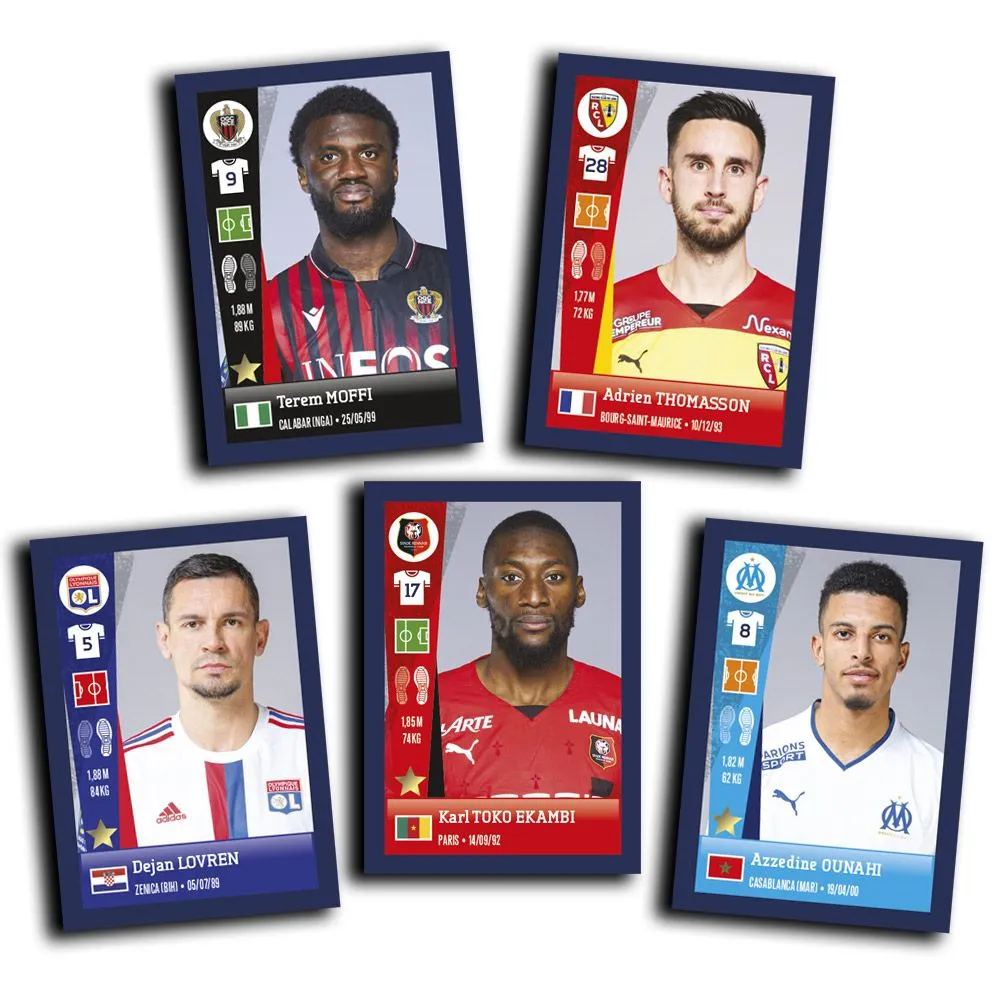 Set Transferts Foot 2021 – France Panini – Neuf – Autocollants