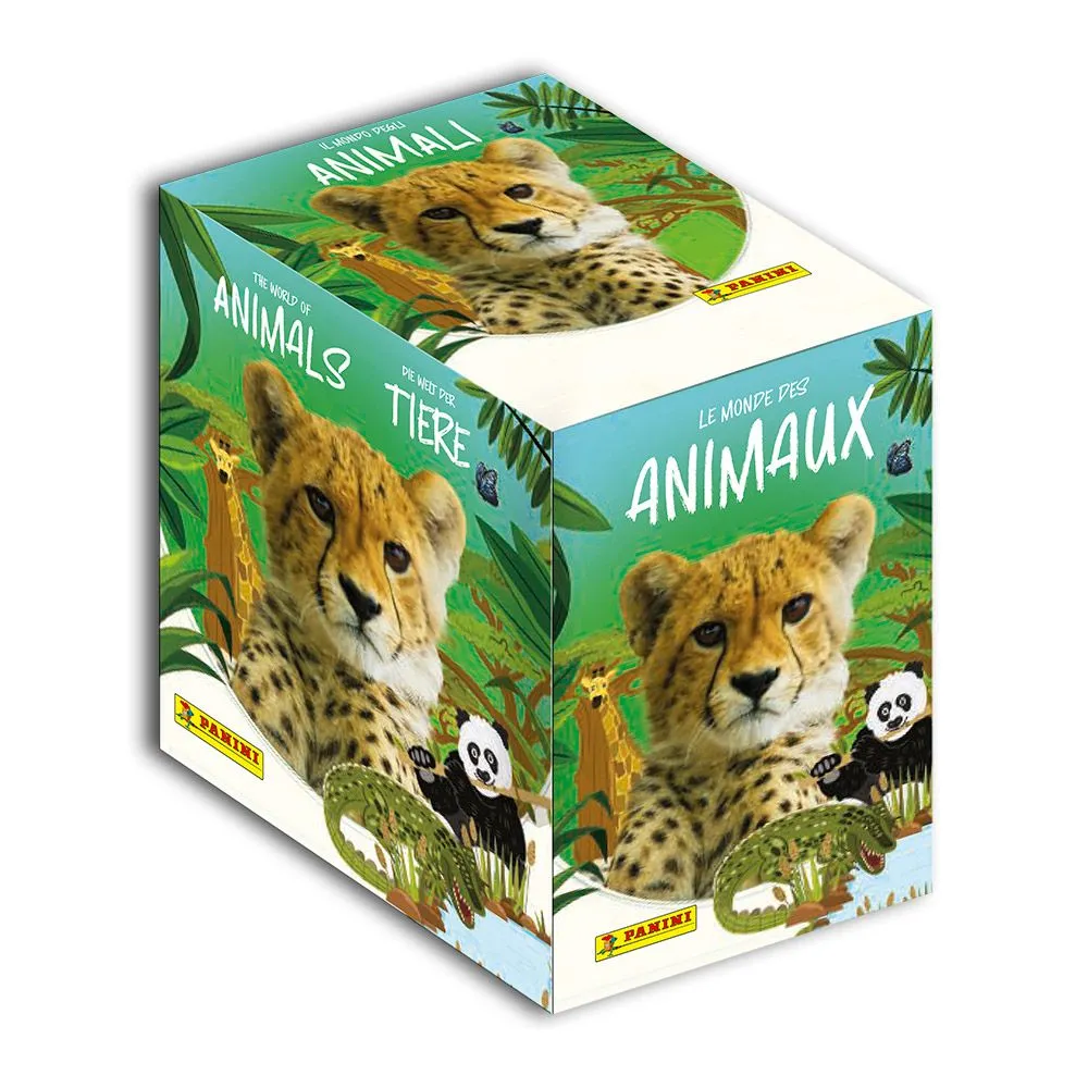 Panini Animales 2022 - Caja De 36 Sobres Con 180 Pegatinas, álbum Educativo De Animales (álbum No Incluido)