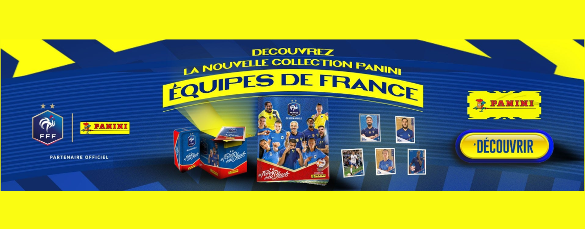 PANINI « ÉQUIPE DE FRANCE DE FOOTBALL, FIERS D’ÊTRE BLEUS » : fiche ...