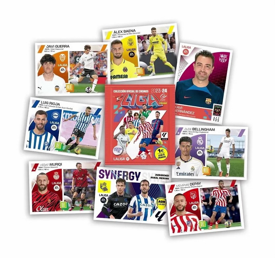 Lot De Cartes MEZZANINE 2023-24 Panini La Liga - Lewandowski, Pedri, Barcelone