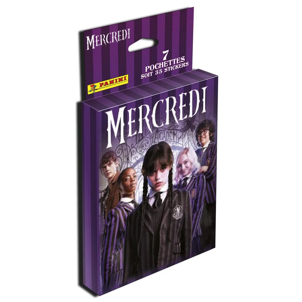 Panini Wednesday Halloween – Boîte De 36 Pochettes, 180 Stickers De La Série Culte