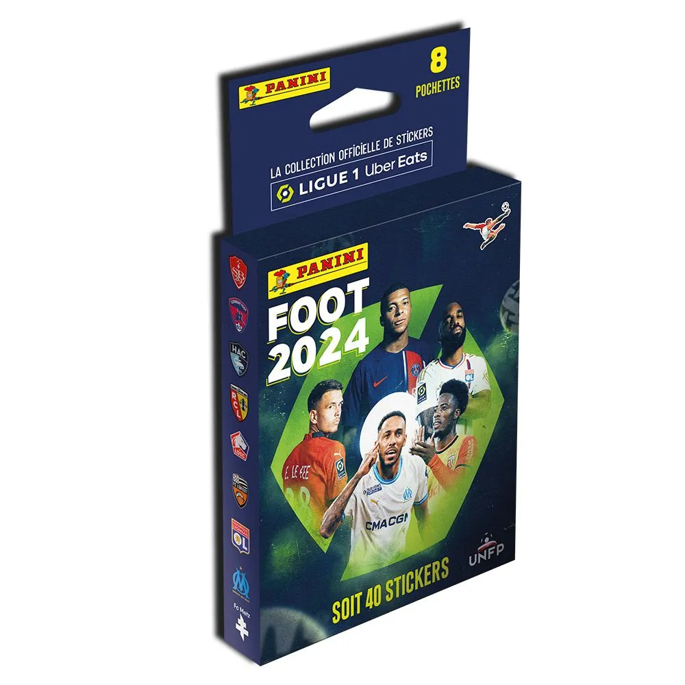 PANINI Foot 2024-2025 – Blister 6 Pochettes (30 Stickers) – Ligue 1 McDonald's – édition Collector